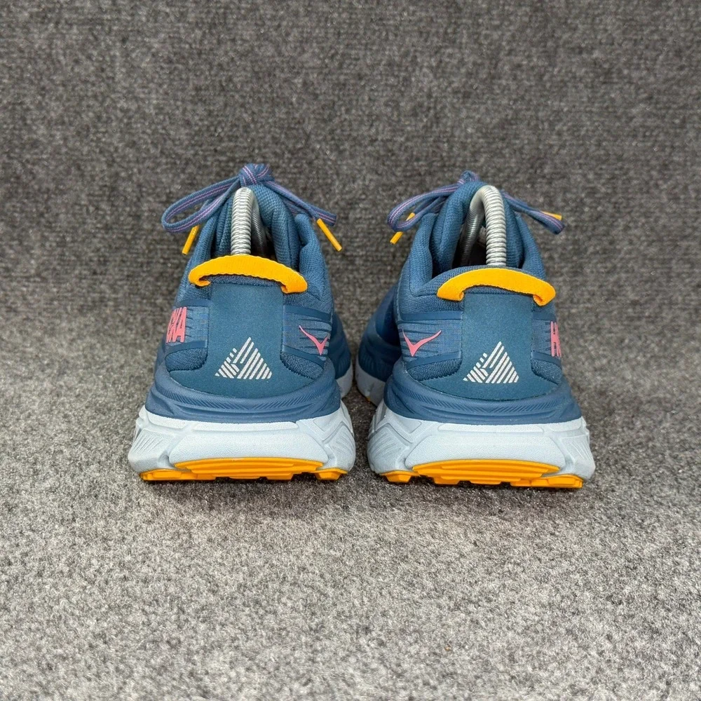Hoka Stinson ATR 6 Trail Running Shoes Women's 8 Moroccan Blue Saffron Athletic